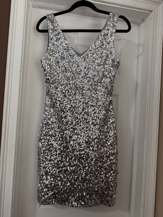 Dresses & Skirts - Sequin Silver Dress